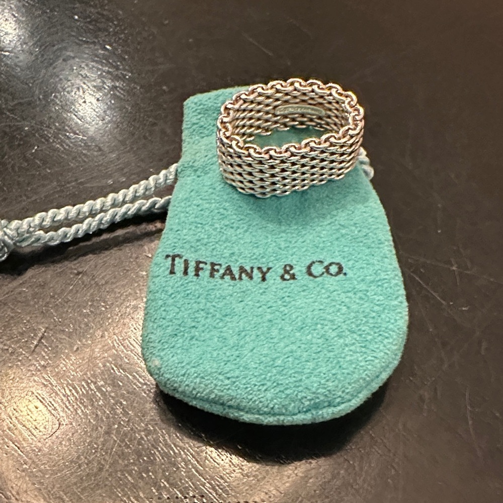 Tiffany & Co. Silver Mesh Ring